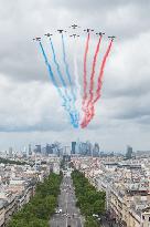 Aerial Practice Session Prior To July 14 Bastille Day Parade - Paris