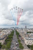 Aerial Practice Session Prior To July 14 Bastille Day Parade - Paris