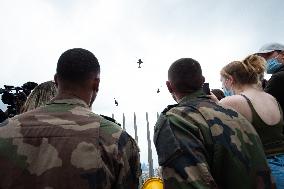 Aerial Practice Session Prior To July 14 Bastille Day Parade - Paris