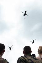 Aerial Practice Session Prior To July 14 Bastille Day Parade - Paris