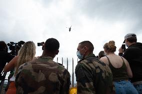 Aerial Practice Session Prior To July 14 Bastille Day Parade - Paris