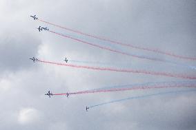 Aerial Practice Session Prior To July 14 Bastille Day Parade - Paris