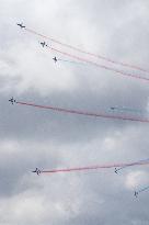 Aerial Practice Session Prior To July 14 Bastille Day Parade - Paris