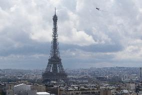 Aerial Practice Session Prior To July 14 Bastille Day Parade - Paris