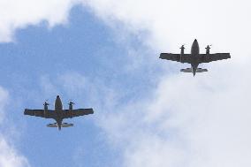 Aerial Practice Session Prior To July 14 Bastille Day Parade - Paris