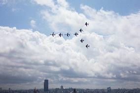 Aerial Practice Session Prior To July 14 Bastille Day Parade - Paris