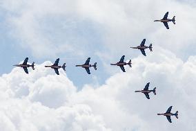 Aerial Practice Session Prior To July 14 Bastille Day Parade - Paris