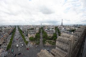 View Of Paris From The Top Of The Arc Of Triumph - Paris