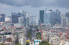 View Of Paris From The Top Of The Arc Of Triumph - Paris