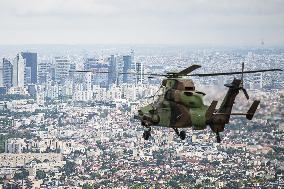 Aerial Practice Session Prior To July 14 Bastille Day Parade - Paris