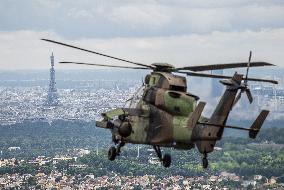 Aerial Practice Session Prior To July 14 Bastille Day Parade - Paris