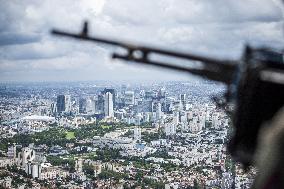 Aerial Practice Session Prior To July 14 Bastille Day Parade - Paris