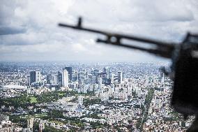 Aerial Practice Session Prior To July 14 Bastille Day Parade - Paris