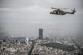 Aerial Practice Session Prior To July 14 Bastille Day Parade - Paris