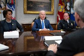 President Joe Biden Delivers Remarks on Reducing Gun Crimes