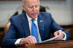 President Joe Biden Delivers Remarks on Reducing Gun Crimes