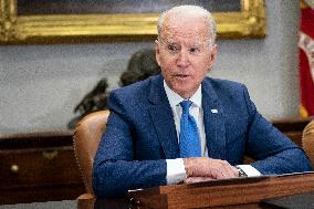 President Joe Biden Delivers Remarks on Reducing Gun Crimes