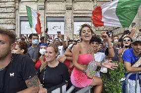 Azzurri Victory Parade - Rome