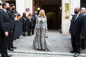 Arrivals -  Balenciaga fashion show - Paris Nb