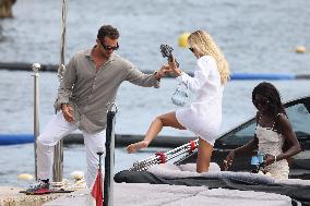 Frida Aasen At The Eden Roc - Antibes