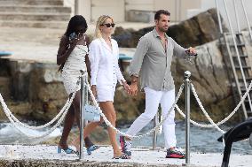 Frida Aasen At The Eden Roc - Antibes