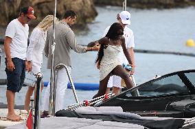 Frida Aasen At The Eden Roc - Antibes