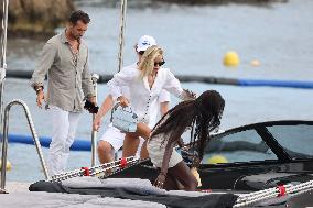 Frida Aasen At The Eden Roc - Antibes