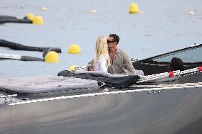 Frida Aasen At The Eden Roc - Antibes