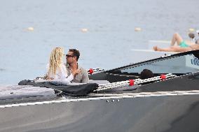 Frida Aasen At The Eden Roc - Antibes