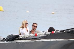 Frida Aasen At The Eden Roc - Antibes