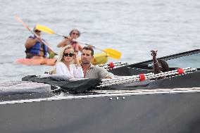 Frida Aasen At The Eden Roc - Antibes