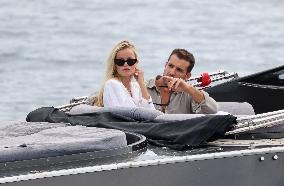 Frida Aasen At The Eden Roc - Antibes