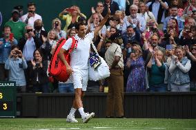 Wimbledon - Federer Ousted