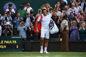 Wimbledon - Federer Ousted