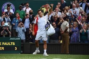 Wimbledon - Federer Ousted