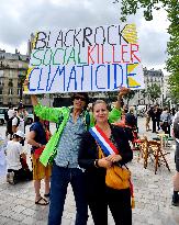 BlackRock Siege Occupation Activists Trial - Paris