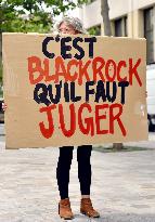 BlackRock Siege Occupation Activists Trial - Paris