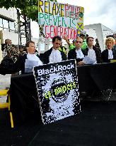 BlackRock Siege Occupation Activists Trial - Paris