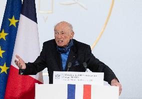 Ceremony To Celebrate Edgar Morin's 100th Birthday - Paris