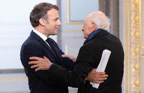 Ceremony To Celebrate Edgar Morin's 100th Birthday - Paris