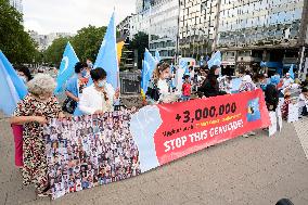 Demonstration Against The Uyghur Genocide - Brussels