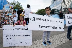 Demonstration Against The Uyghur Genocide - Brussels