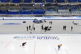 Speed skating test event in Beijing