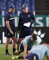 Football: Australia's training for World Cup qualifier vs. Japan