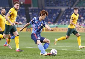 Football: Japan-Australia World Cup qualifier