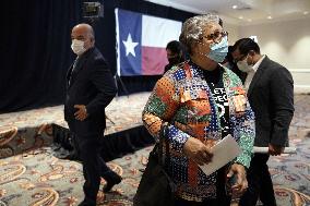 Texas House Democrats press conference - Washington