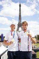 France Gold Medalists In The Men Double Sculls - Paris