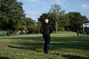 President Biden Departs White House for Weekend at Camp David