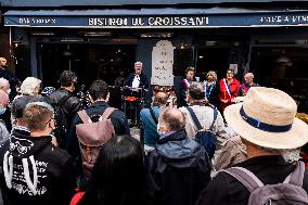 Commemoration of the assassination of Jean Jaures - Paris