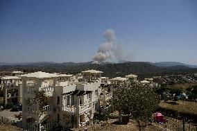 Wildfires continues at Turkeys coastal regions - Bodrum